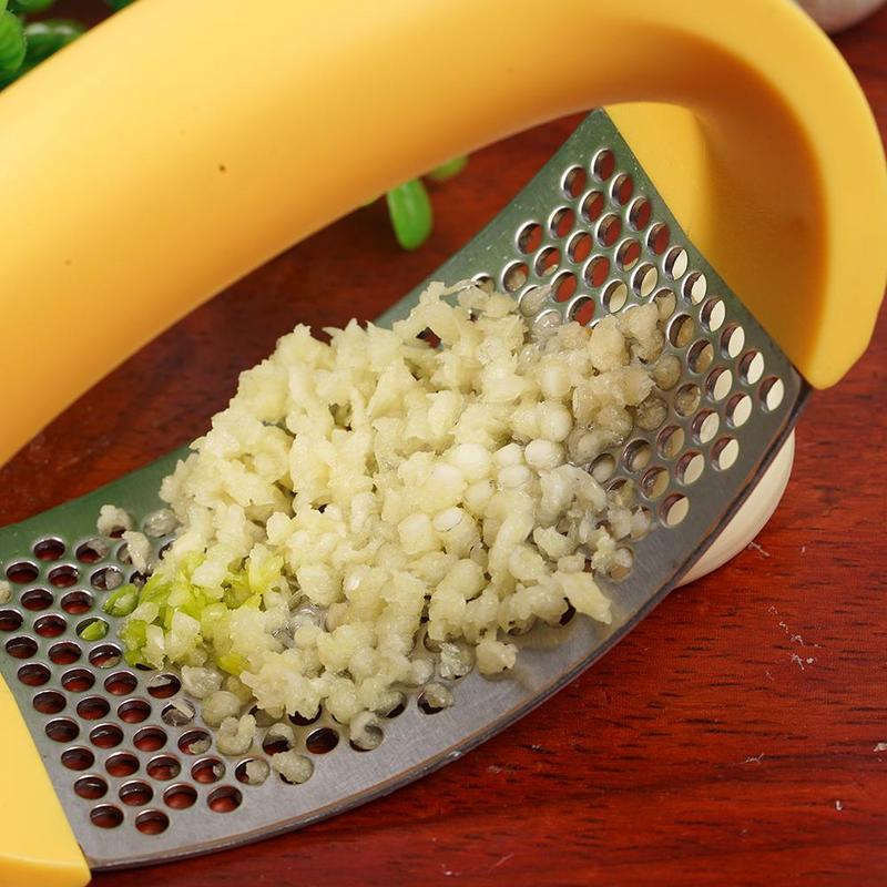 Schiaccia aglio in acciaio inox, spremi aglio, manuale domestico, utensili per frutta e verdura, gadget da cucina