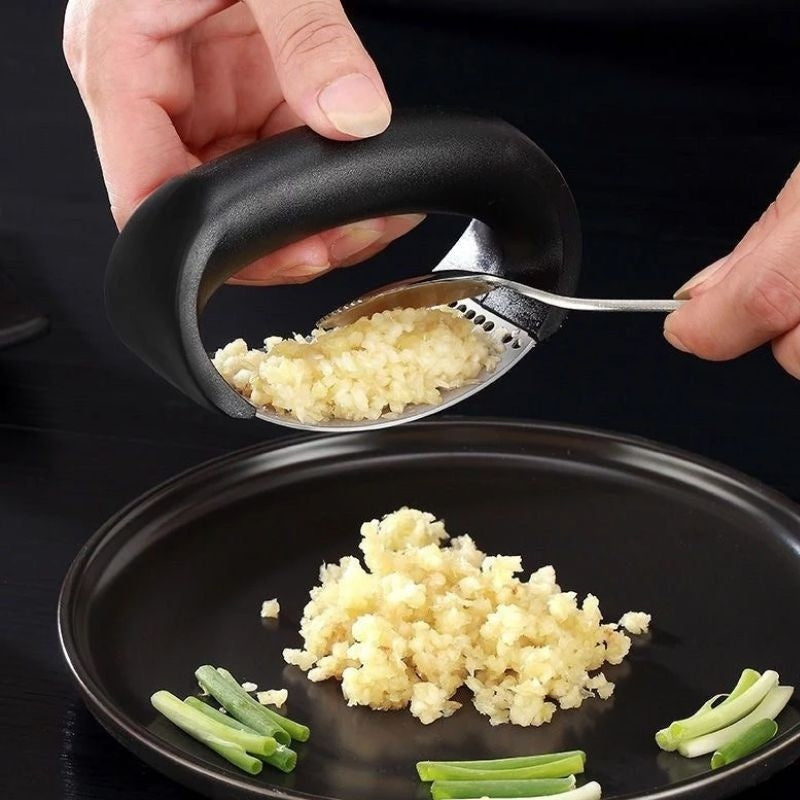 Schiaccia aglio in acciaio inox, spremi aglio, manuale domestico, utensili per frutta e verdura, gadget da cucina